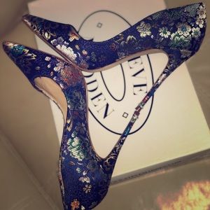 Steve Madden Daisie Blue Multi heels